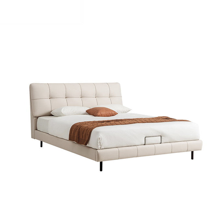 SURAT White Fabric Bed