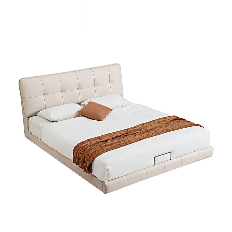 SURAT White Fabric Bed