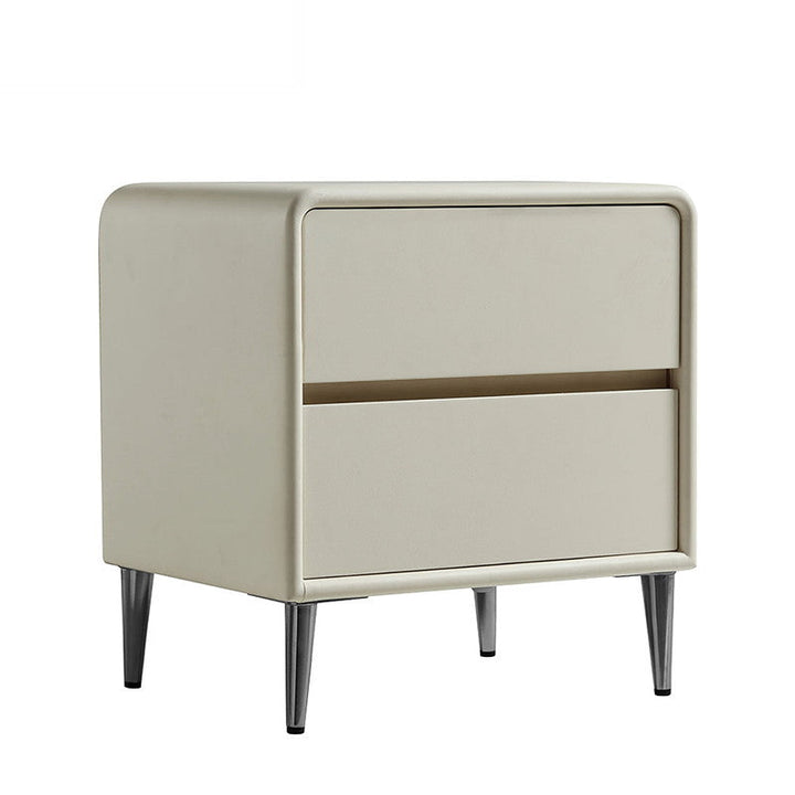 TAYSIDE Soft Sand Colored Nightstand Beige