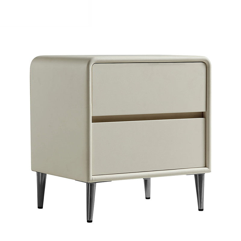 TAYSIDE Soft Sand Colored Nightstand Beige
