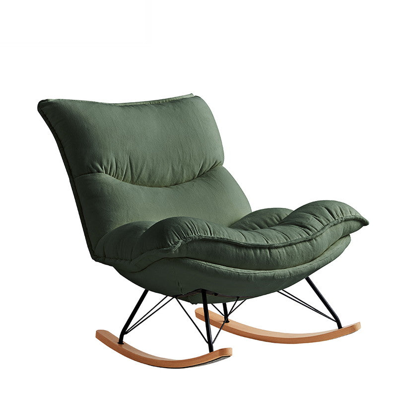 ISAIAH Red Rocking Chair Dark Green