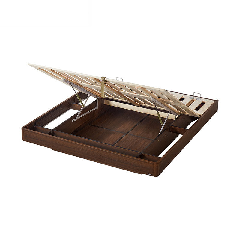 JANELLE Wood Color Panel Bed