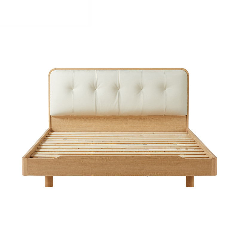 SLIGO Wood Color Panel Wood Bed