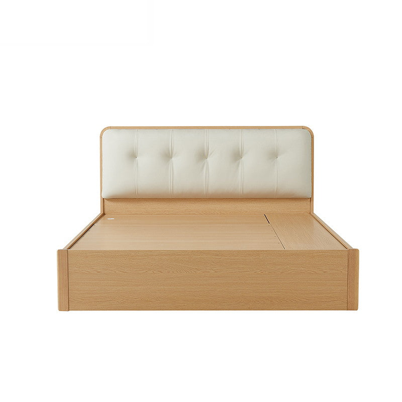 SLIGO Wood Color Panel Wood Bed