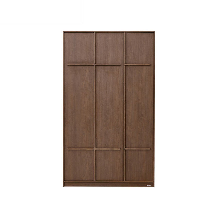 KRISTINA 200cm Three Door Walnut Color Wardobe