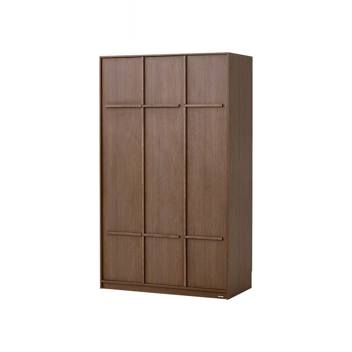 KRISTINA 240cm Three Door Walnut Color Wardobe