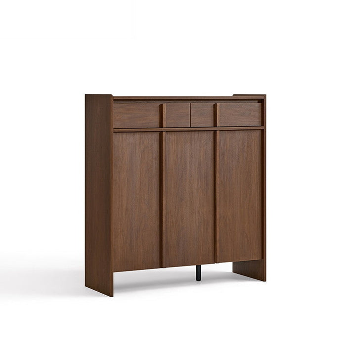 KATHLEEN Walnut Color Shoe Cabinet walnut 1.0m
