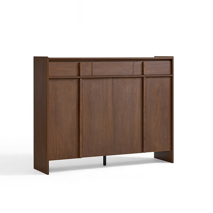 KATHLEEN Walnut Color Shoe Cabinet walnut 1.4m