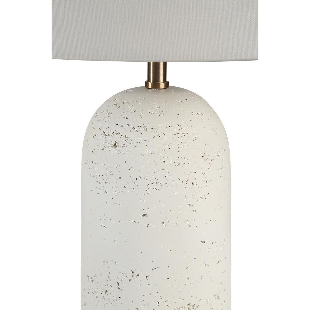 DORATO Marble Finish Resin Table Lamp