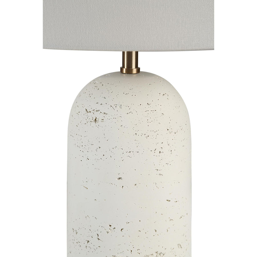 DORATO Marble Finish Resin Table Lamp