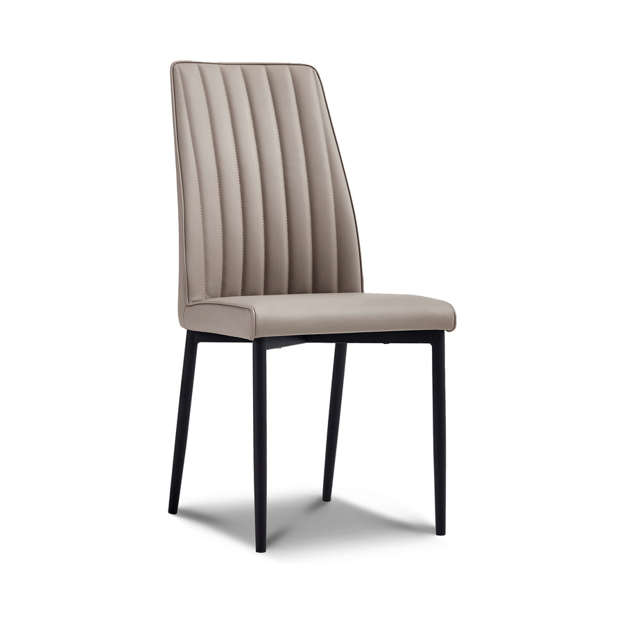 OLIVER High Back Dining Chair Grey