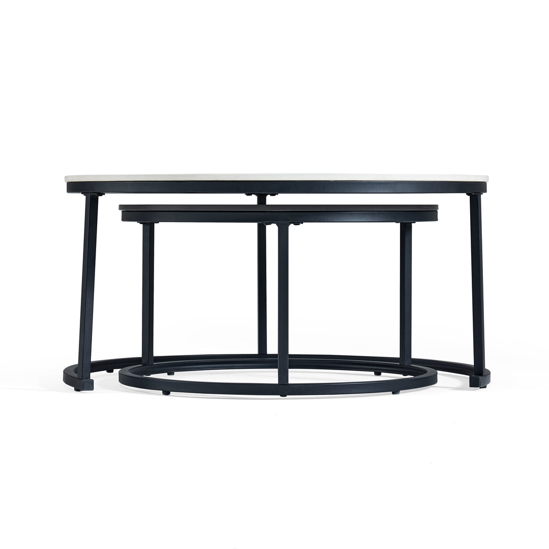 ELIZA Sintered Stone Coffee Table Pair