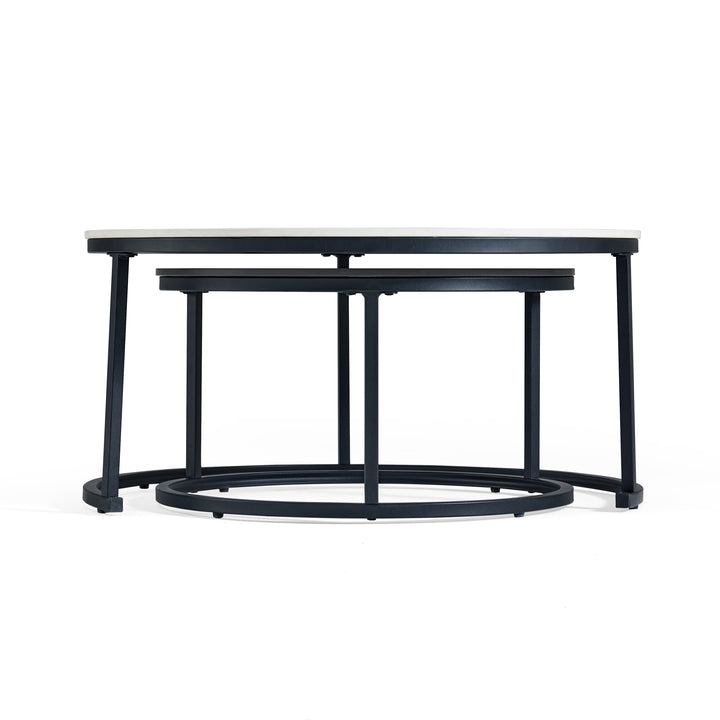 ELIZA Sintered Stone Coffee Table Pair