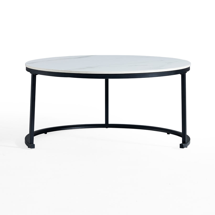 ELIZA Sintered Stone Coffee Table Pair