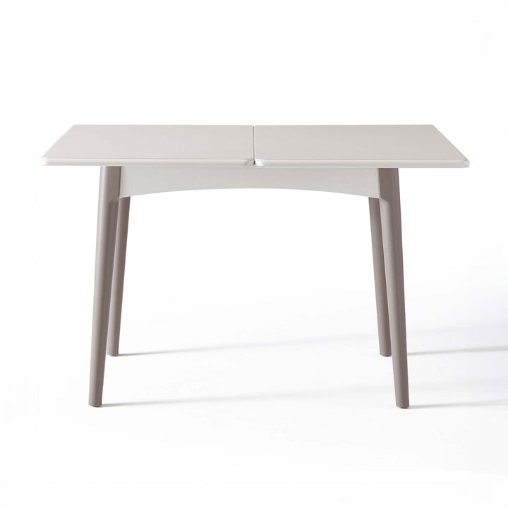 PAOLO Tempered Glass Extendable Dining Table