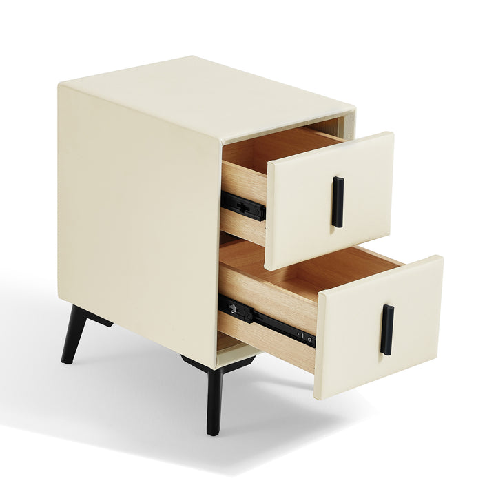 IVY Compact Black Legs Nightstand