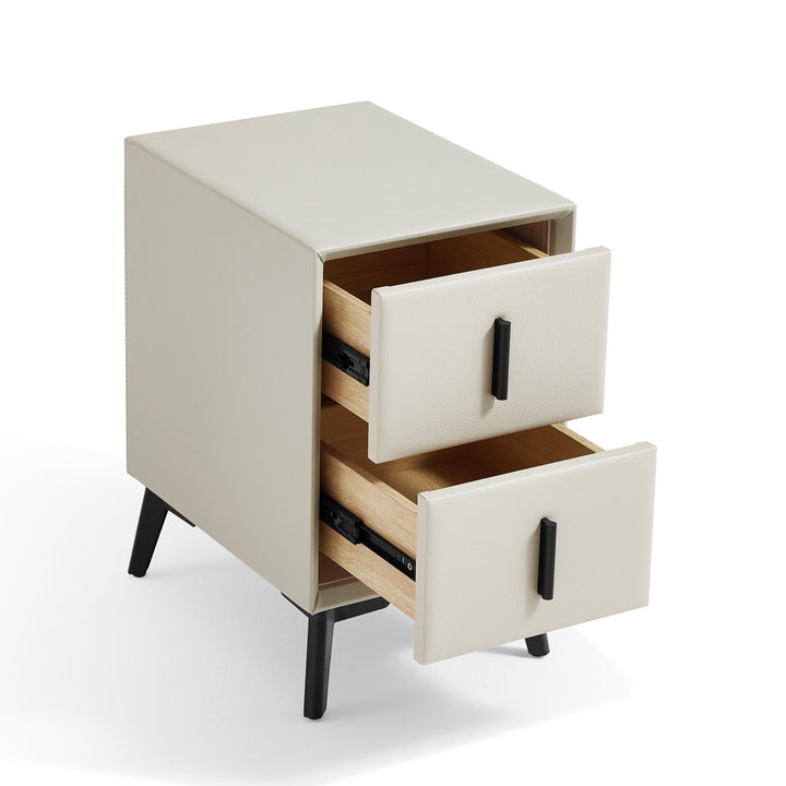 IVY Compact Black Legs Nightstand