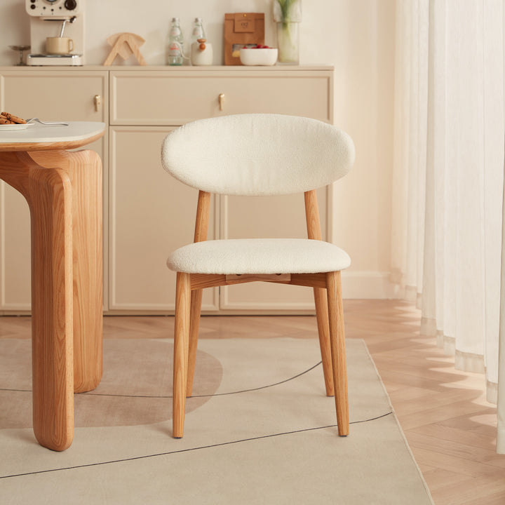 FELIX Boucle Wool Dining Chair