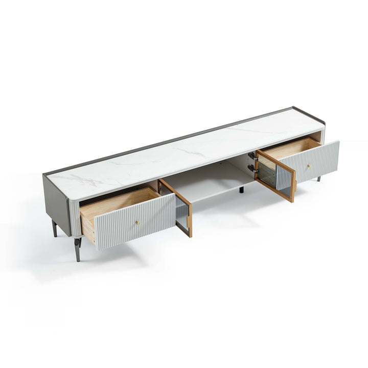 JOSEPHINE Sintered Stone Storage TV Stand