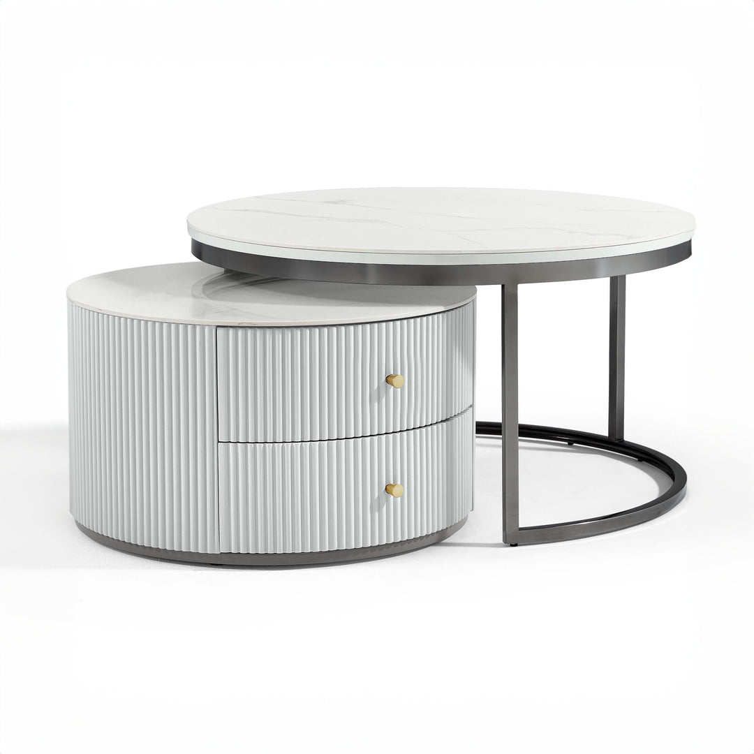 JOSEPHINE Sintered Stone Nested Coffee Table
