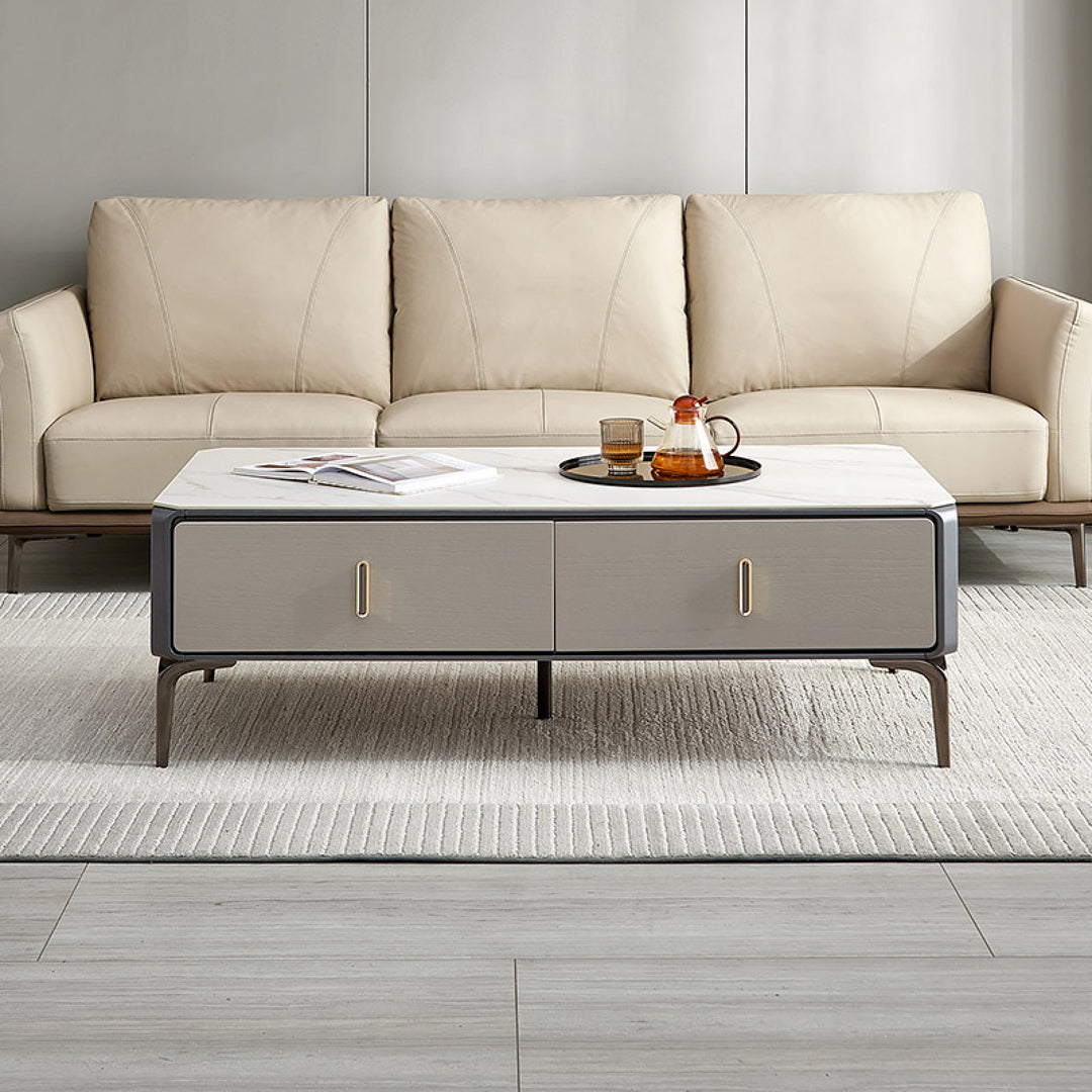 LLOYD Grey, Two Drawer Coffee Table