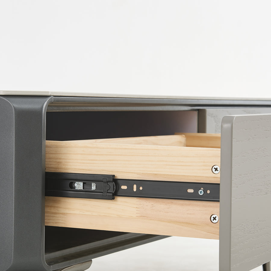 LLOYD Grey, Two Drawer Coffee Table