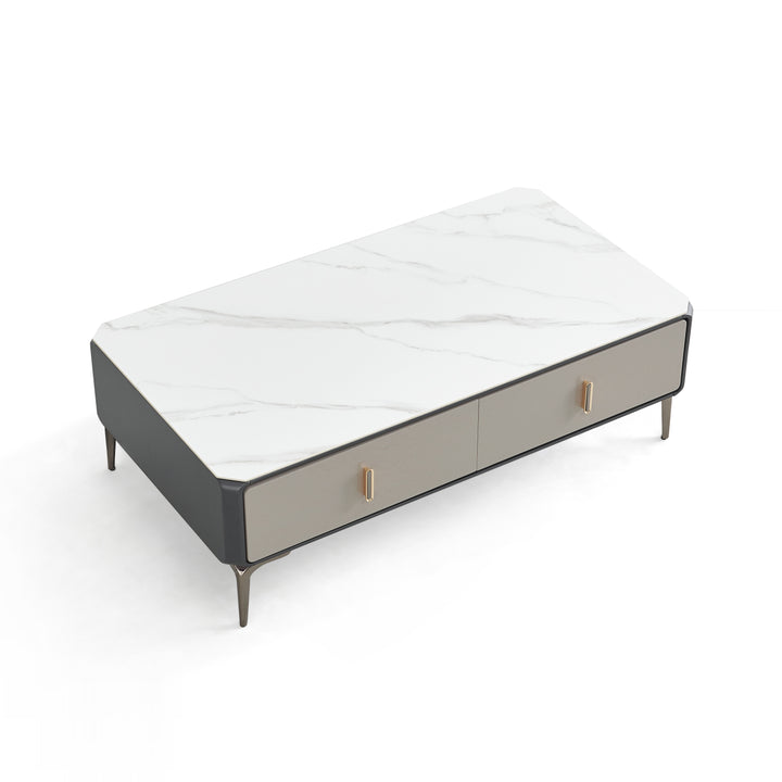 LLOYD Grey, Two Drawer Coffee Table