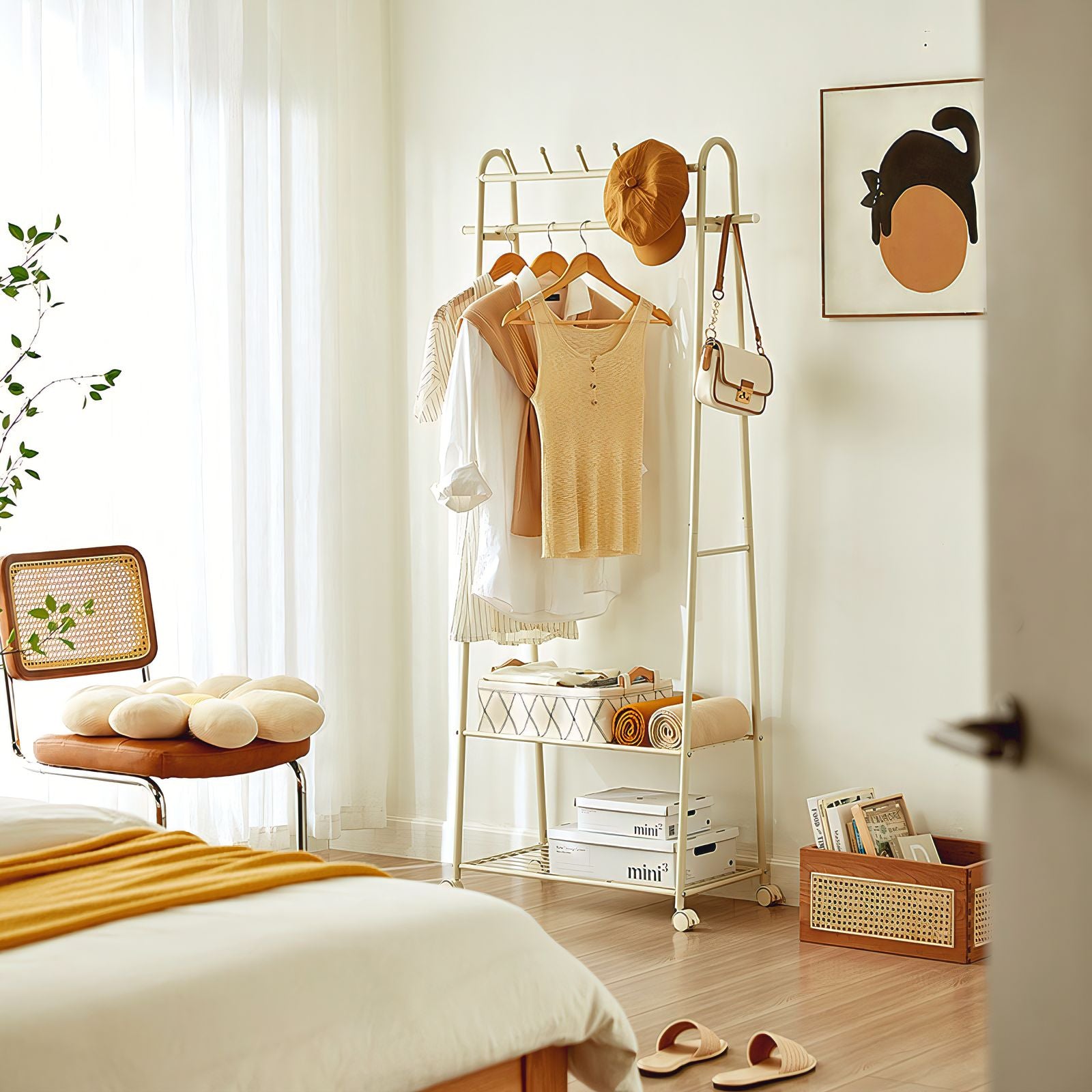 Hook Cloth Rack CAMILLA Multi-Hook Clothes Rack – Home Quarters Furnishings