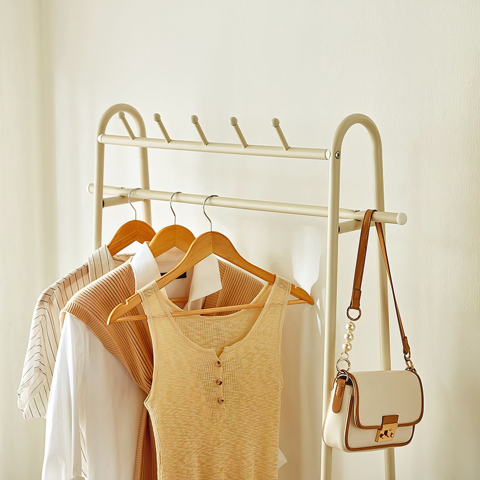 Hook Cloth Rack CAMILLA Multi-Hook Clothes Rack – Home Quarters Furnishings