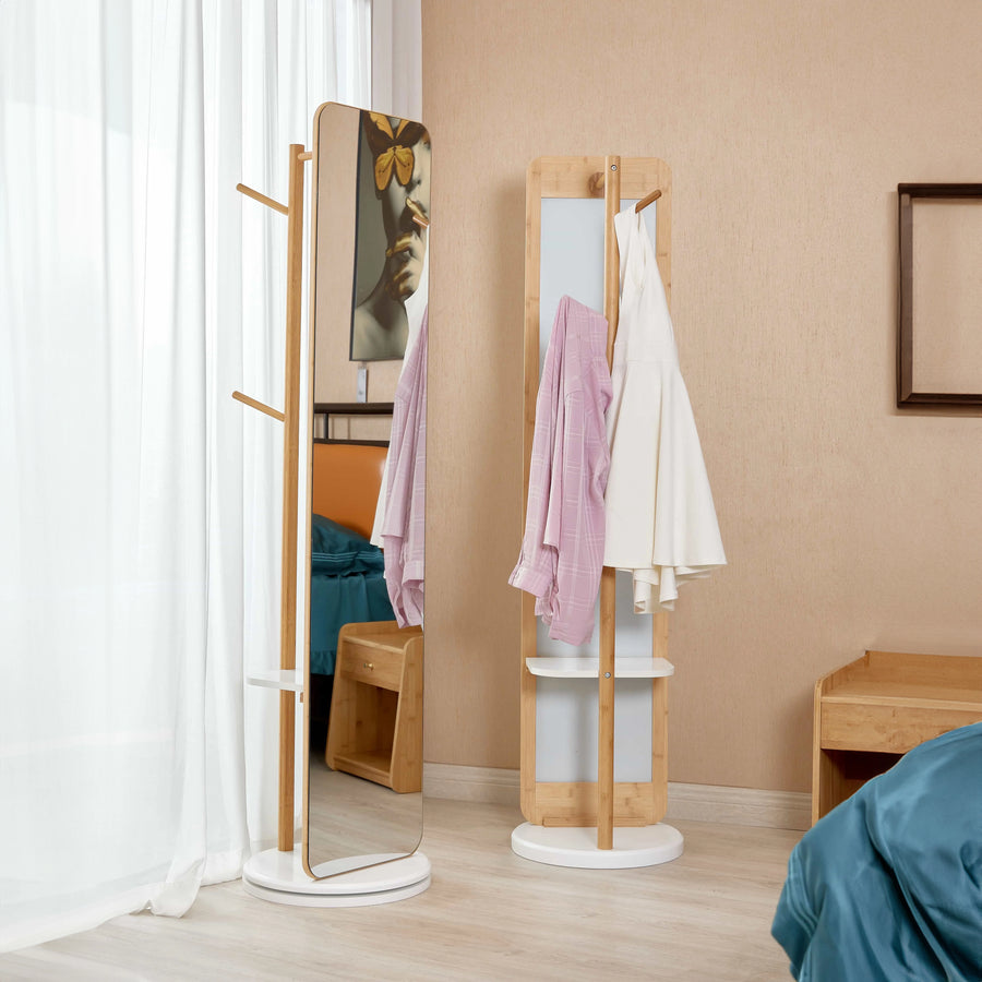 ALEXA Coat Rack With Full-Length Mirror