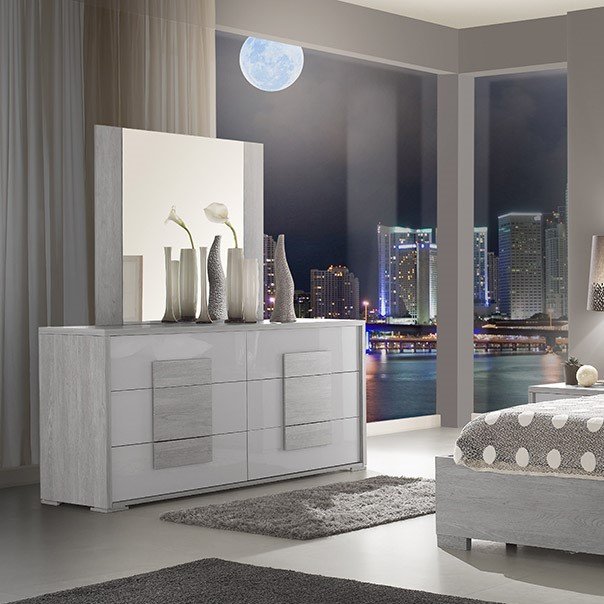 LIA Silver Ash Dresser - Fabelli Italia