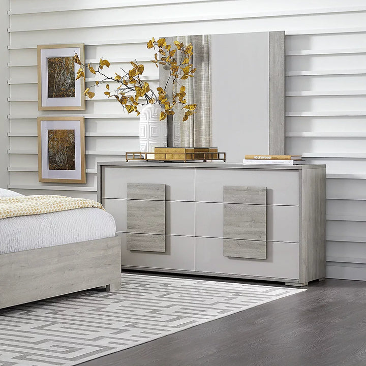 LIA Silver Ash Dresser - Fabelli Italia