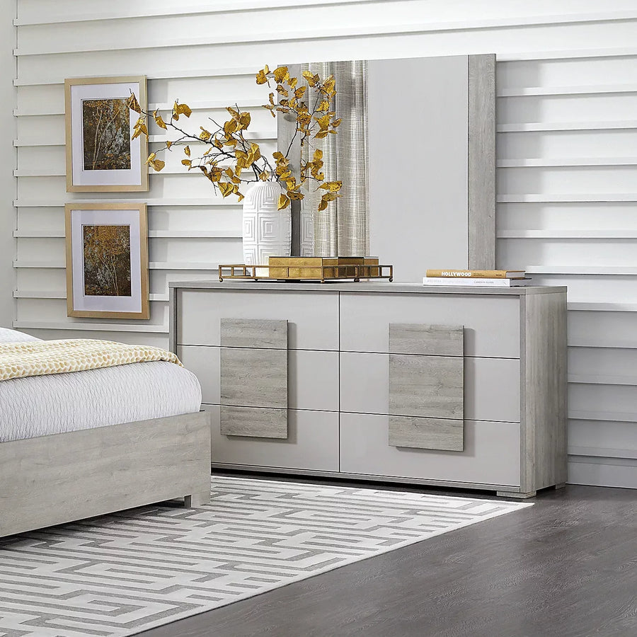 LIA Silver Ash Dresser - Fabelli Italia