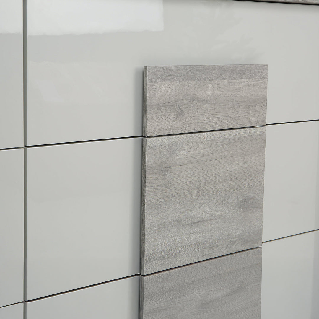 LIA Silver Ash Dresser - Fabelli Italia
