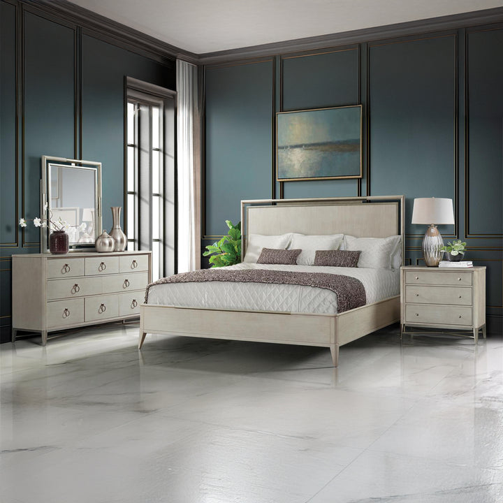 MAISIE Cherry Veneer Bed