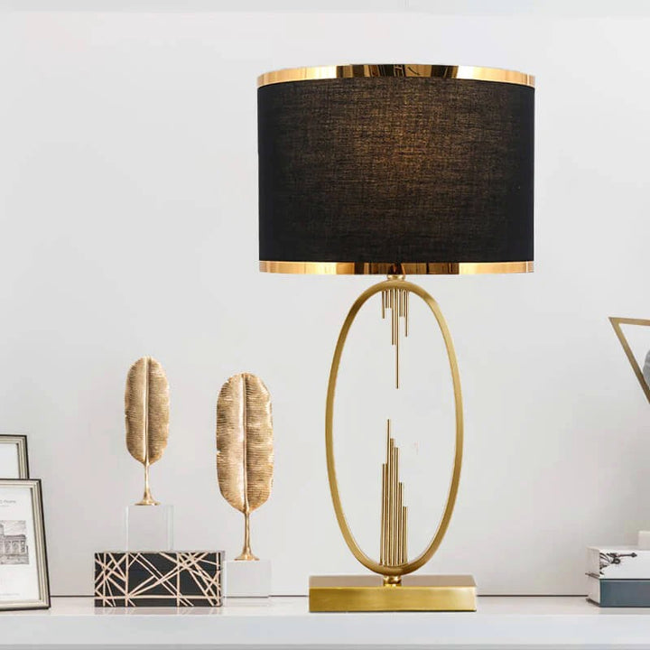 AURELINE Grey & Gold Table Lamp
