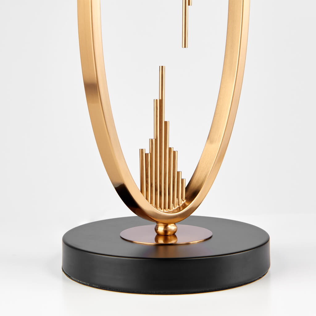 AURELINE Grey & Gold Table Lamp