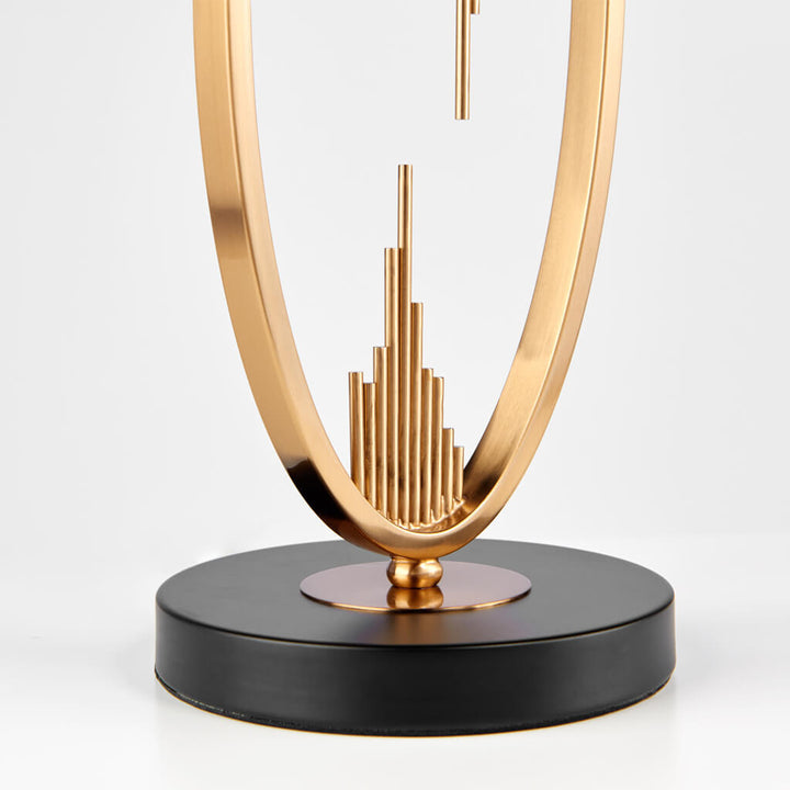 AURELINE Grey & Gold Table Lamp