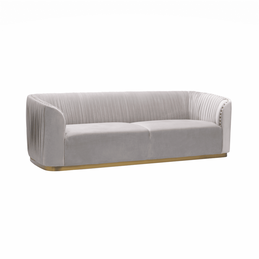 PRESTON Nailhead 3 Seater Sofa