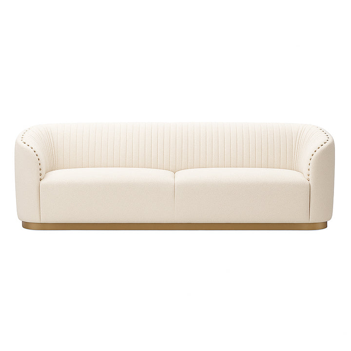 PRESTON Nailhead 3 Seater Sofa