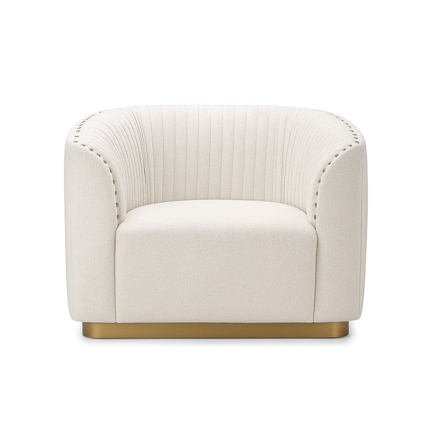 PRESTON Nailhead 1 Seater Sofa