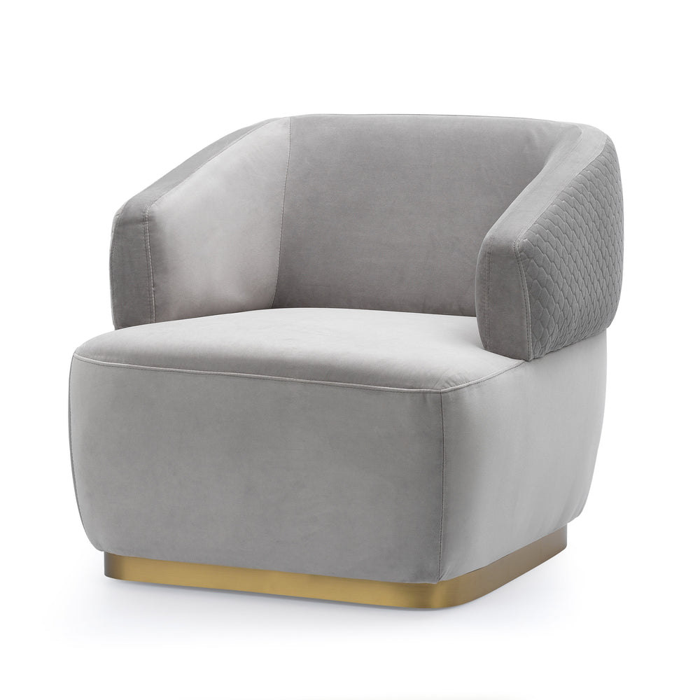 ELLEN Velvet Accent Chair