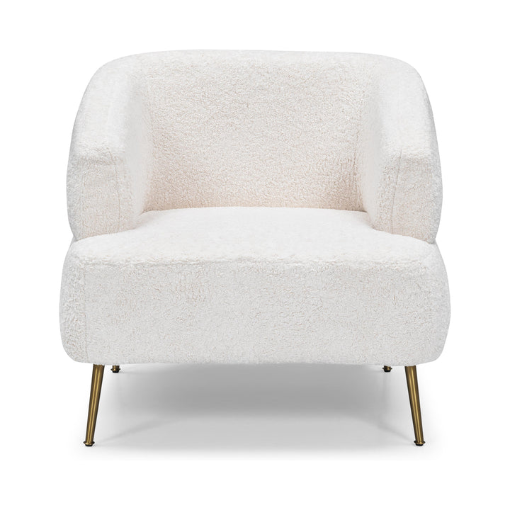 TEDDY Boucle Fabric Accent Chair