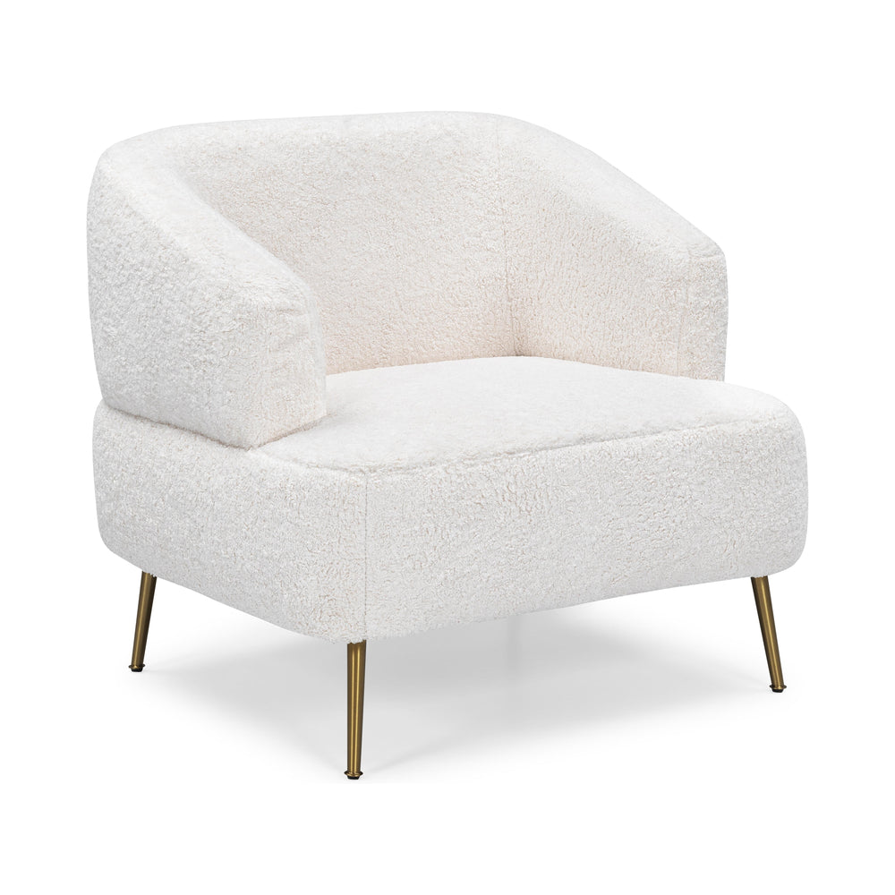 TEDDY Boucle Fabric Accent Chair