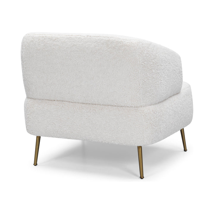 TEDDY Boucle Fabric Accent Chair