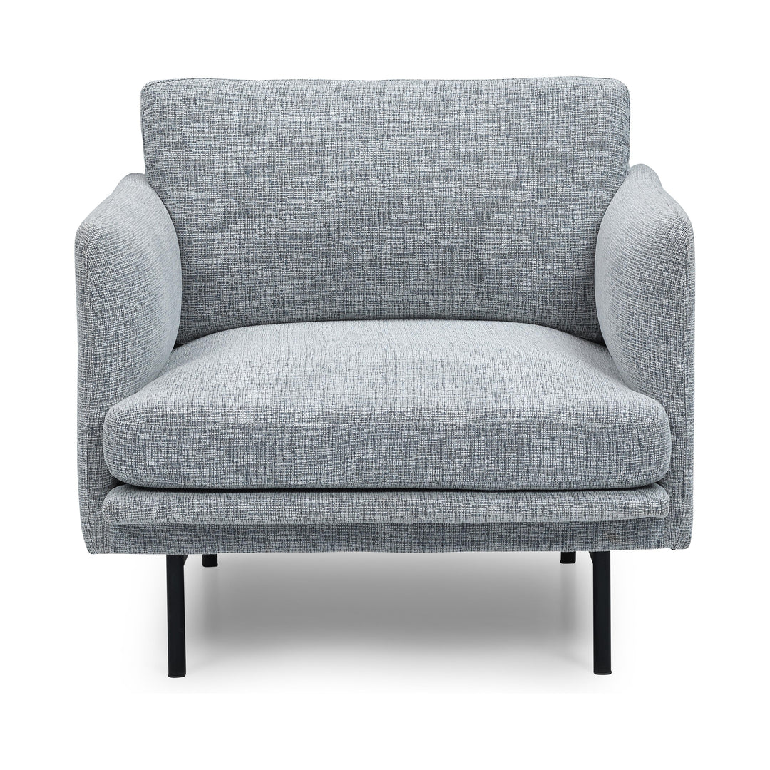 HARRISON Grey Fabric Sofa 1 Seater
