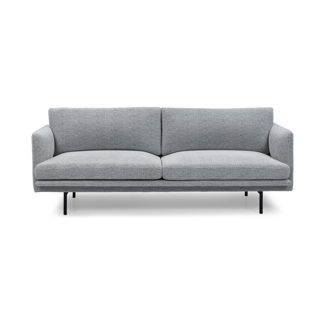 HARRISON Grey Fabric Sofa 3 Seater