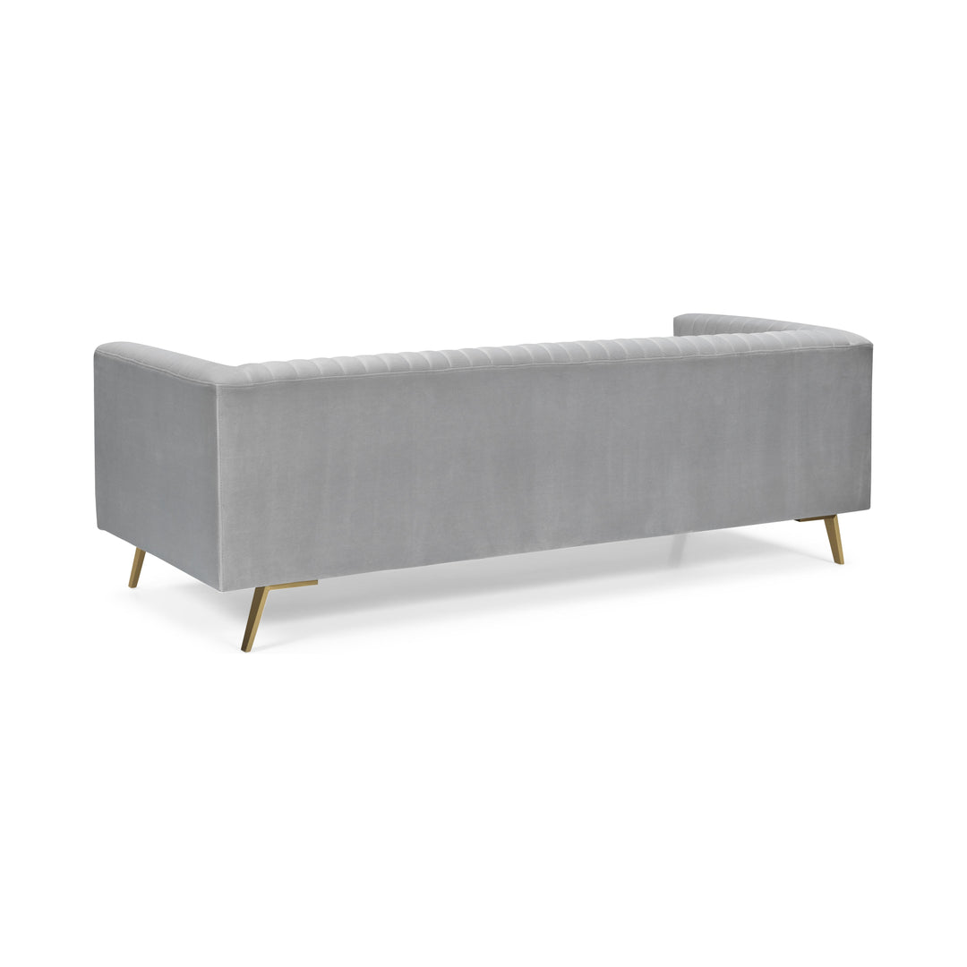 LUMENS Velvet 3 Seater Sofa