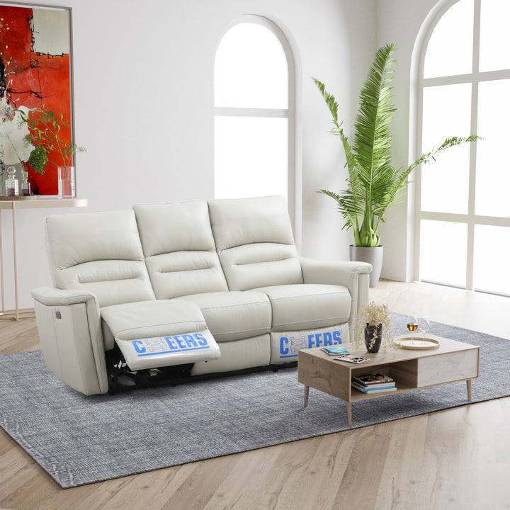 ALEXANDER Leather Power Motion 3 Seater Sofa – Cheers