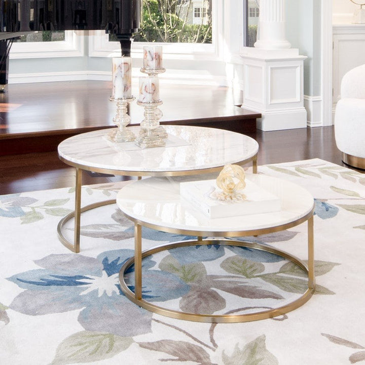 MONARCH Marble Coffee Table Set